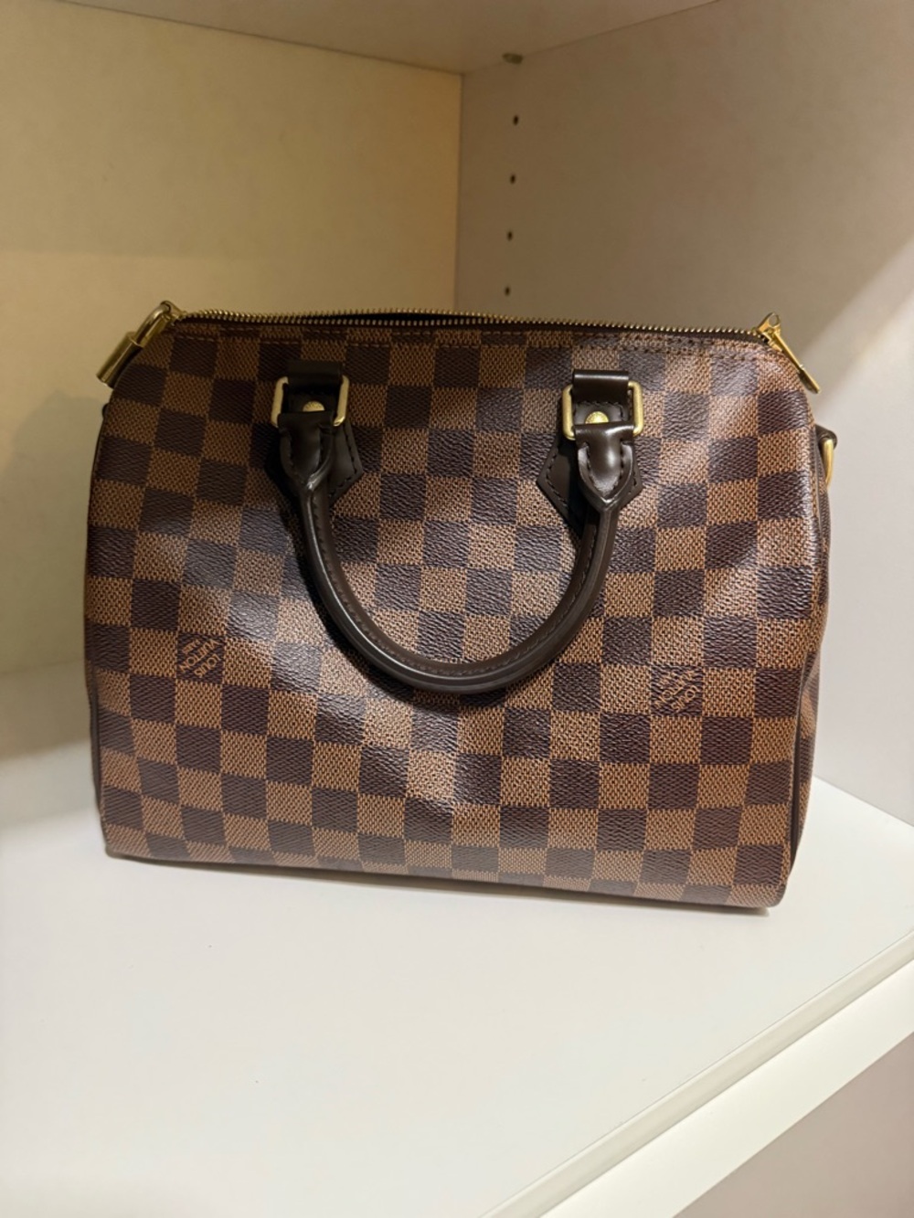 Louis Vuitton Speedy 25 Bandouliere in Damier Ebene - Picture 2 of 11